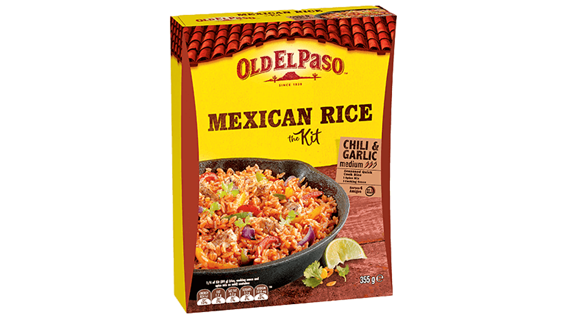 chili & garlic mexican rice kit